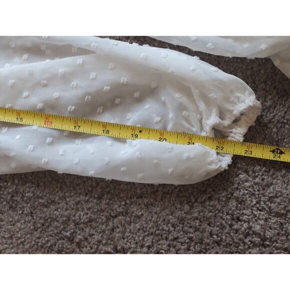 Double Crazy Mini Dress White Med - Picture 5 of 8